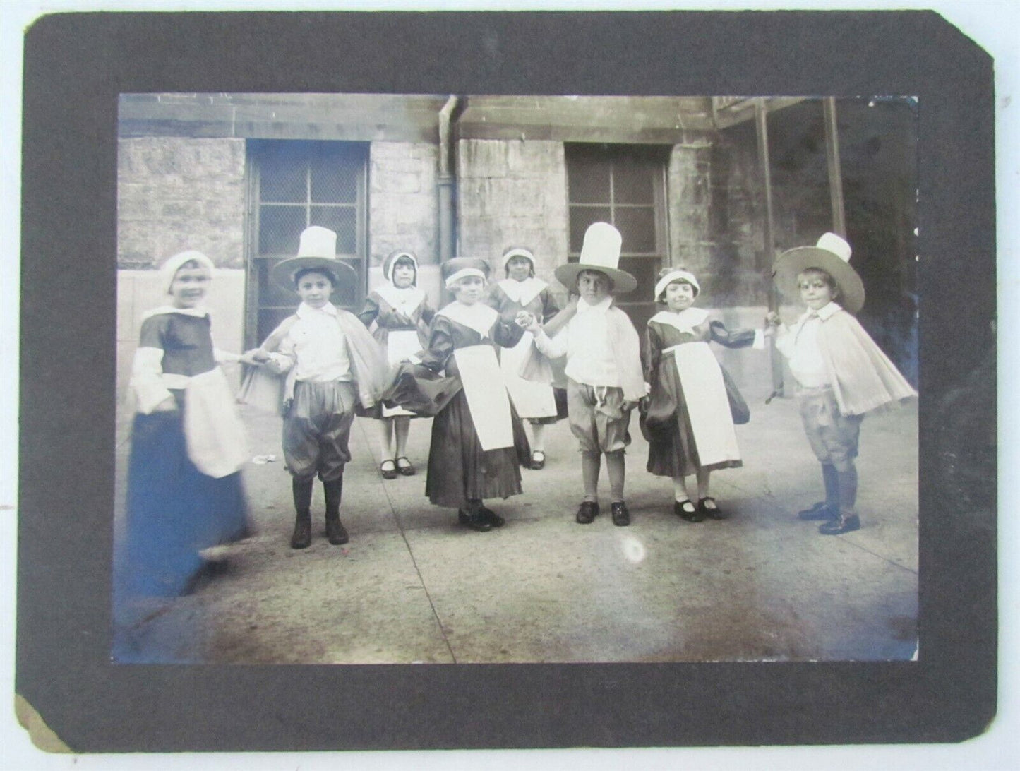 KIDS PERFOMANCE LARGE ANTIQUE PHOTO