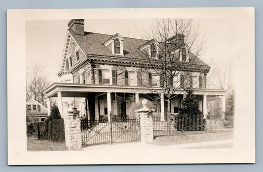 GERMANTOWN PHILADELPHIA PA ANTIQUE REAL PHOTO POSTCARD RPPC