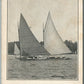 BARNEGAT BAY YACHT RACING NJ ANTIQUE POSTCARD