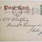 1907 VINTAGE POSTCARD BROADWAY SARATOGA SPRINGS NY