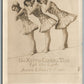 BARNUM & BAILEY CIRCUS SHOW NETTIE CARROLL TRIO ANTIQUE REAL PHOTO POSTCARD RPPC