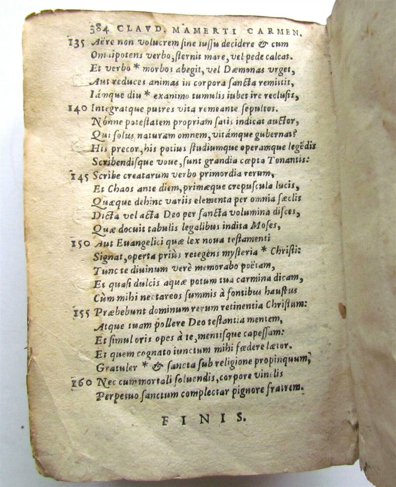 1620 17th CENTURY POETRY by CLAUDIAN VELLUM BOUND