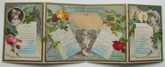 ANTIQUE VICTORIAN YOUTH'S COMPANION ADVERTISING BOOKLET