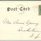 LONG BRANCH NJ SHADOW LAWN 1909 UNDIVIDED ANTIQUE POSTCARD