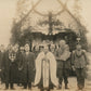 EASTERN EUROPEAN ORTHODOX CHURCH PROCESSION VINTAGE REAL PHOTO POSTCARD RPPC