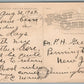 HANOVER PA TRUST COMPANY ANTIQUE POSTCARD