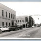 SCOTTVILLE MI STREET SCENE VINTAGE REAL PHOTO POSTCARD RPPC STATE SAVING BANK