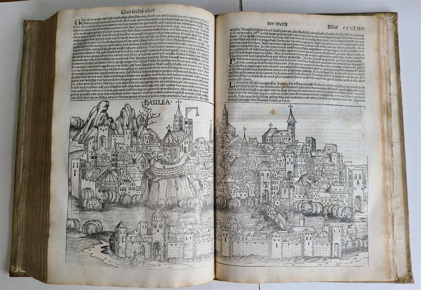 1493 NUREMBERG CHRONICLE antique INCUNABULA Liber chronicarum HARTMANN SCHEDEL