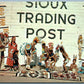 SIOUX INDIAN TRADING POST OGALLALA NE VINTAGE POSTCARD