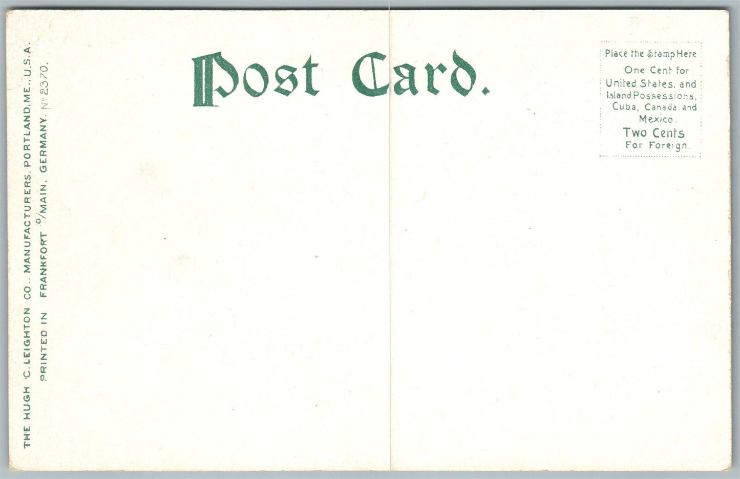 LANCASTER PA CONESTOGA CREEK ROCKY SPRINGS ANTIQUE POSTCARD