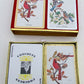 VINTAGE DOUBLE DECK OF CONGRESS PLAYING CARDS w/ BOX - BIRDS BACK DESIGN