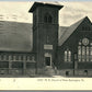 NEW KENSINGTON PA M.E.CHURCH 1909 UNDIVIDED ANTIQUE POSTCARD