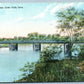 CEDAR FALLS IA MAIN STREET BRIDGE ANTIQUE POSTCARD