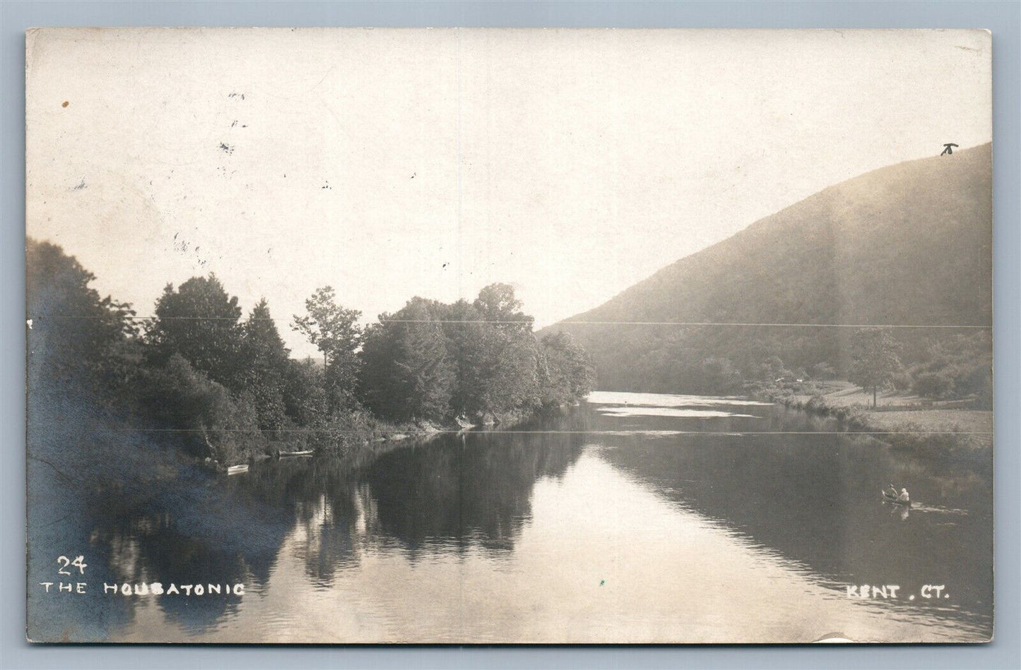 KENT CT HOUSATONIC ANTIQUE REAL PHOTO POSTCARD RPPC