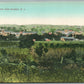 SUSSEX NJ BIRDS EYE VIEW ANTIQUE POSTCARD