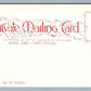 PAN AMERICAN EXPOSITION TRIUMPHAL BRIDGE PRIVATE MAILING CARD ANTIQUE POSTCARD