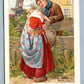 DUTCH COCOA S. BARLETT BOSTON MA ADVERTISING ANTIQUE POSTCARD PRIVATE MAIL CARD
