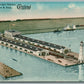 CLEVELAND OH E. 9th STREET PASSENGER STATION FREIGHT HOUSE DOCK ANTIQUE POSTCARD