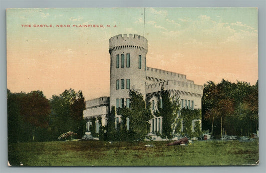 PLAINFIELD NJ THE CASTLE ANTIQUE POSTCARD