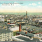 ATLANTIC CITY NJ BIRD'S EYE VIEW LIGHT HOUSE & INLET ANTIQUE POSTCARD