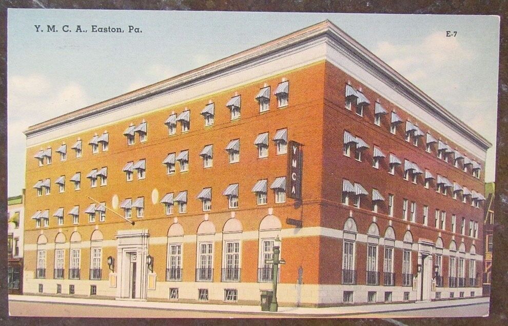 ANTIQUE UNUSED POSTCARD Y. M.C.A. EASTON PA