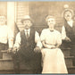 FAMILY GROUP ANTIQUE REAL PHOTO POSTCARD RPPC