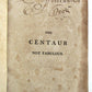 1806 CENTAUR NOT FABULOUS in Six Letters to a Friend antique ILLUSTRATED