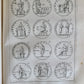 1706 ROMAN NUMISMATICS antique VELLUM BINDING ILLUSTRATED 121 ENGRAVINGS