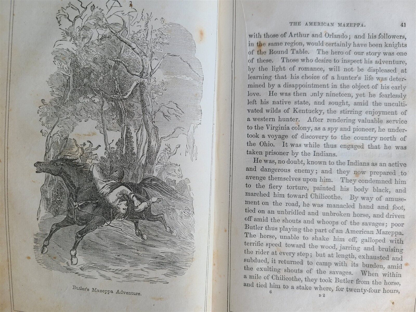 1855 TRILLING ADVENTURES AMONG INDIANS JOHN FROST antique ILLUSTRATED AMERICANA