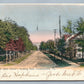 CURWENSVILLE PA WEST STATE STREET ANTIQUE POSTCARD