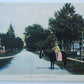 VINTAGE 1909 POSTCARD MAIN STREET QUAKER STREET NY NEW YORK horse