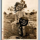 HOPI TRIBE AMERICAN INDIAN CHIEF IDENTIFIED ANTIQUE REAL PHOTO POSTCARD RPPC