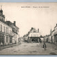 FRANCE BELLEME PLACE DE LA LIBERTE ANTIQUE POSTCARD