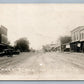 GOODLAND KS HOTEL NEU VULCANAZING SIGN ANTIQUE REAL PHOTO POSTCARD RPPC