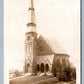 JEWETT CITY CT CONGREGATIONAL CHURCH ANTIQUE REAL PHOTO POSTCARD RPPC