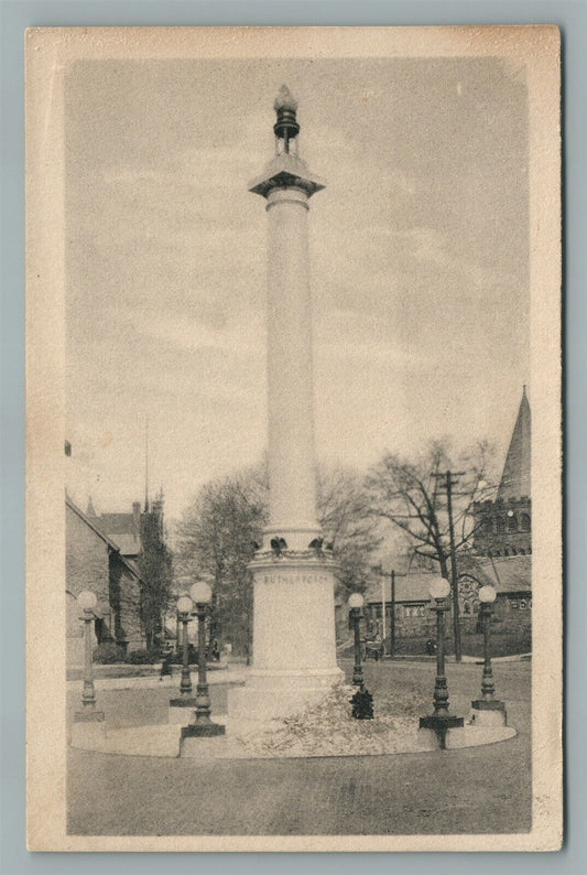 RUTHERFORD NJ MEMORIAL MONUMENT ANTIQUE POSTCARD