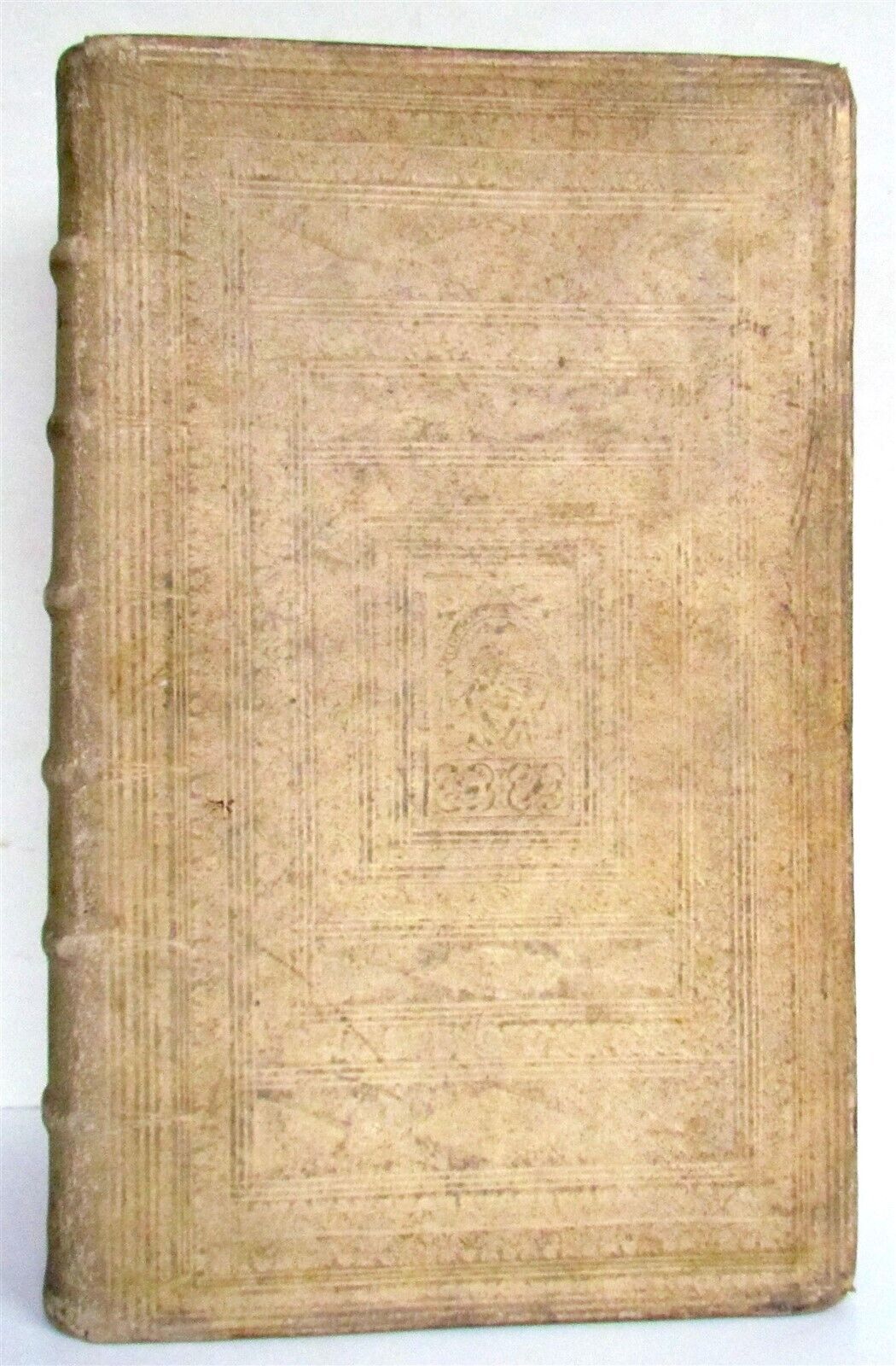 1678 BIBLE COMMENTARY by MATHEO POLO antique PIGSKIN BOUND MASSIVE FOLIO v. I