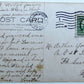 VINTAGE 1909 POSTCARD WEST 4th STREET LOCUST ANNUNCIATION CHURCH WILLIAMSPORT PA