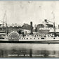 BANGOR LINE STR. KATAHDIN VINTAGE REAL PHOTO POSTCARD RPPC