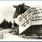 KELOGG ID SHOSHONE  POSTER ADVERTISING CO. ANTIQUE REAL PHOTO RPPC POSTCARD