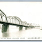 ANTUNG CHINA YALU-RIVER IRON BRIDGE ANTIQUE POSTCARD Chinese