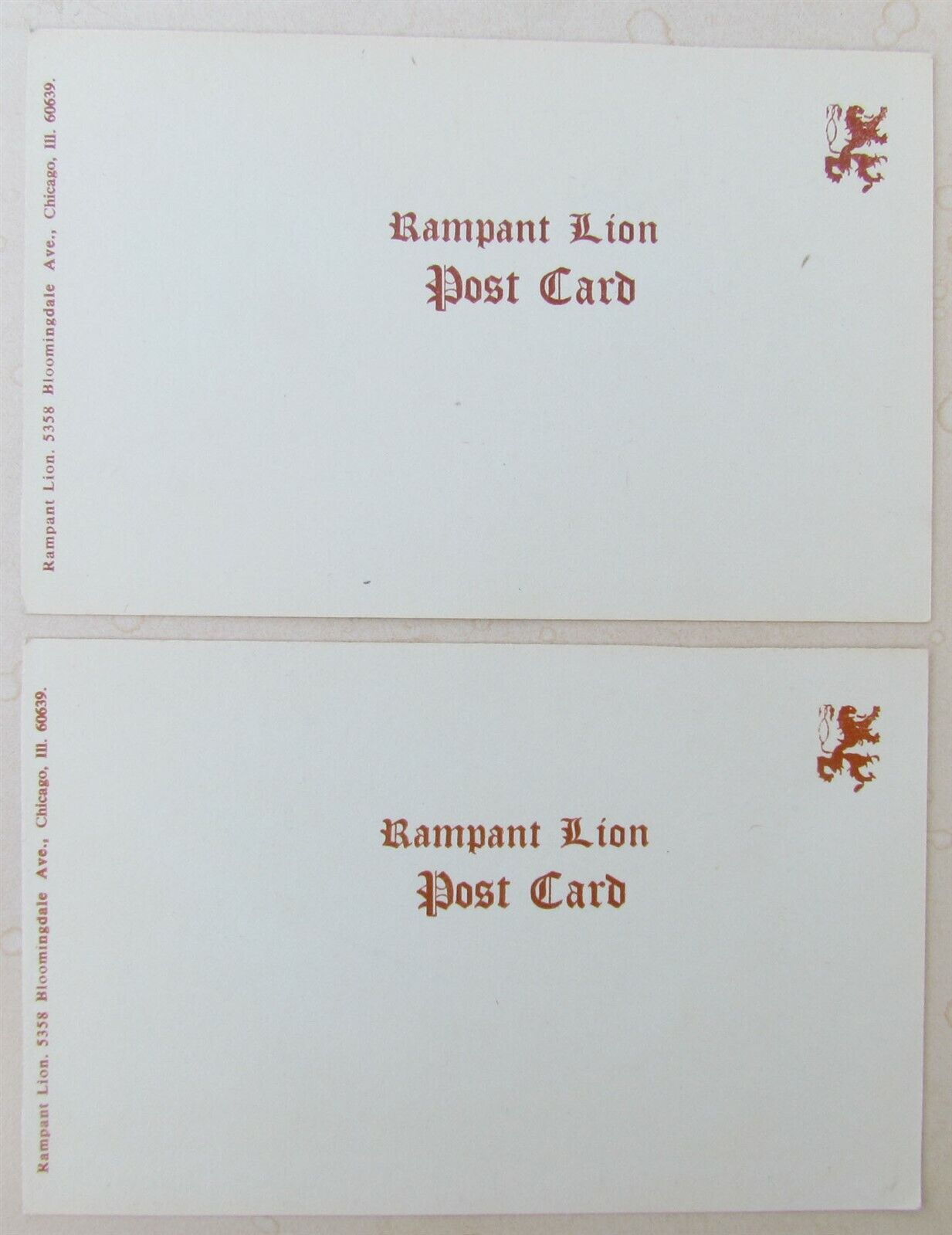 HAMMOND IN LOT of 2 VINTAGE 1970s POSTCARDS RAILROAD STATIONS railway depots