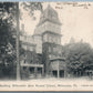 MILLERSVILLE PA STATE NORMAL SCHOOL 1906 UNDIVIDED ANTIQUE POSTCARD CORK STAMP