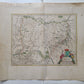 1663 RARE MAP OF TRANSYLVANIA ROMANIA antique authentic