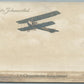 EARLY AVIATION L.V.G. DOPPELDECKER BIPLANE ANTIQUE REAL PHOTO POSTCARD airplane