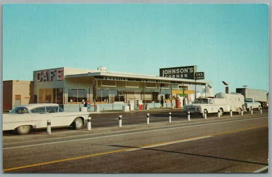 LOVELAND CO JOHNSON'S CORNER CAFE & TRUCK STOP VINTAGE POSTCARD