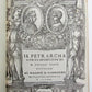 1553 I TRIONFI DEL PETRARCA ILLUSTRATED antique Francesco Petrarch