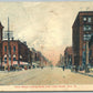 ERIE PA STATE STREET 1907 ANTIQUE POSTCARD