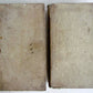 1749 2 VOLUMES THESAURUS SACRORUM RITUUM VELLUM BOUND FOLIO antique