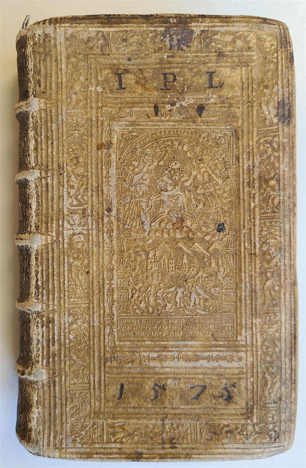 1569 CICERO SPEECHES in LATIN antique HAND TOOLED PIGSKIN BOUND 16th CENTURY